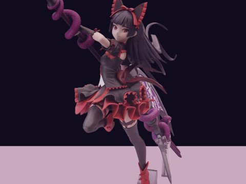 Gerbang Rory Mercury Model Cetak 3D