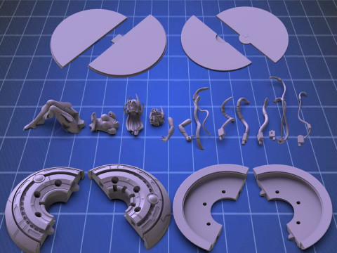 Ghost In The Shell Major 3D Print Model