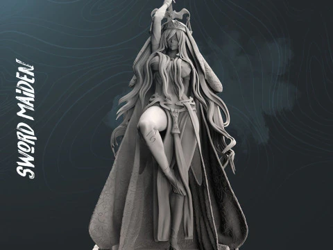 Spada Fanciulla Cacciatrice di Goblin Modello di stampa 3D