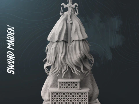 Sword Maiden Goblin Slayer 3D Print Model
