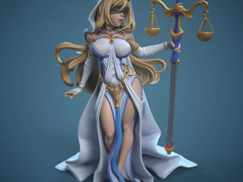 Versioni multiple della fanciulla della spada Modello di stampa 3D