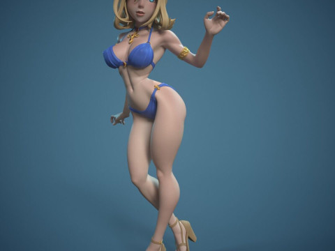 Sword Maiden Multi Versions 3D Print Model