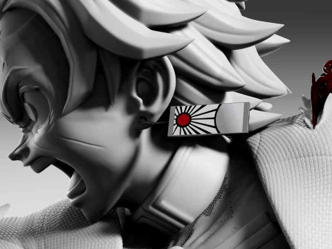 Tanjiro vs Rui 3D Print Model