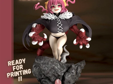 Kobayashi-san Chi No Maid Dragon - Ilulu 3D Print Model