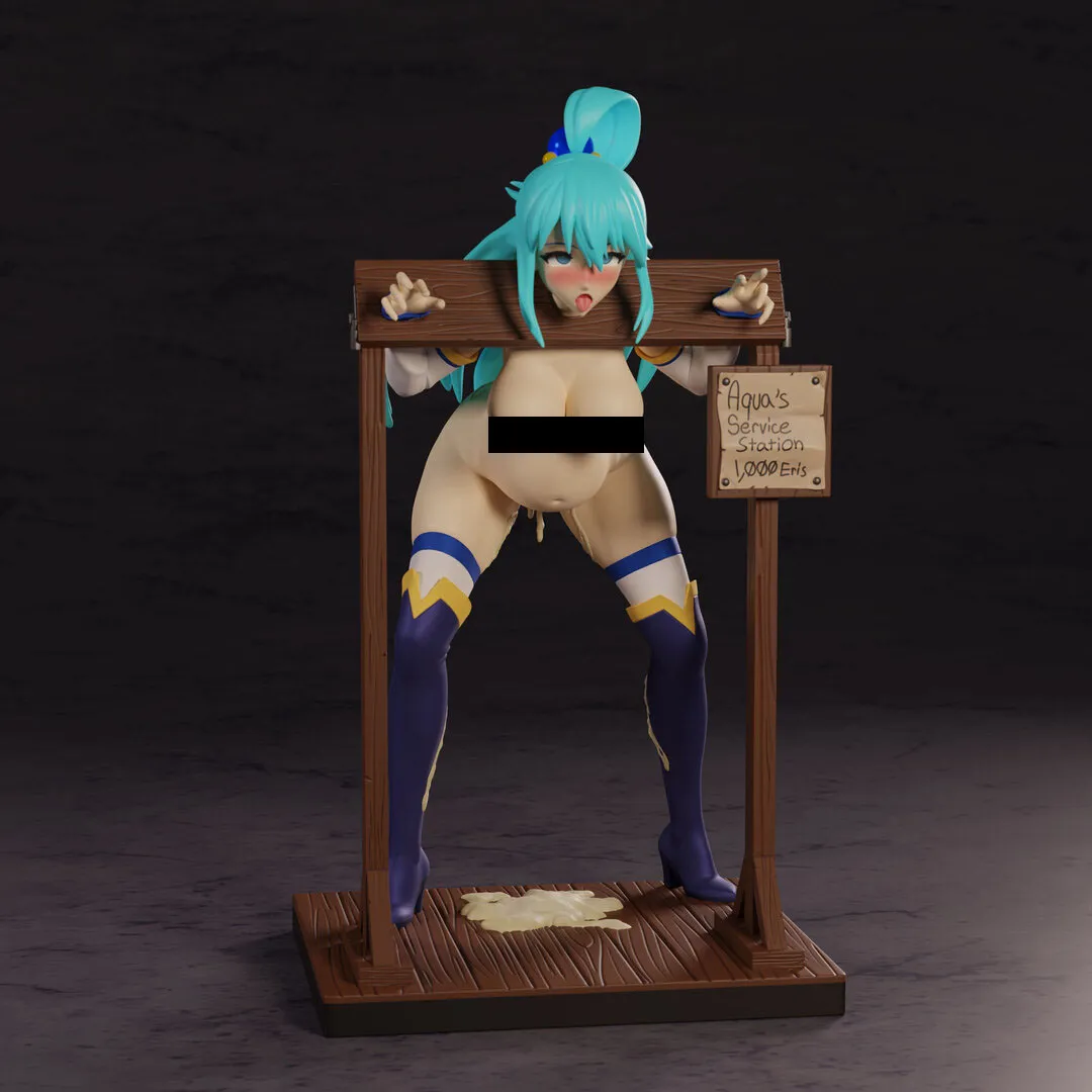 Aqua Pillory 3D Print Model .c4d .max .obj .3ds .fbx .stl .blend 