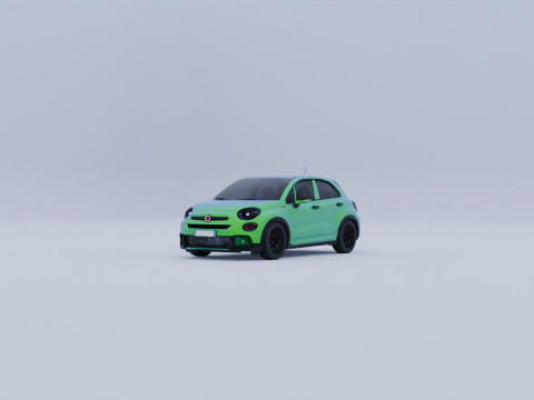 Fiat 500x Sport del 2020 3Dモデル