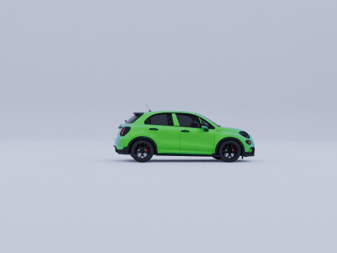 Fiat 500x Sport del 2020 3D Model