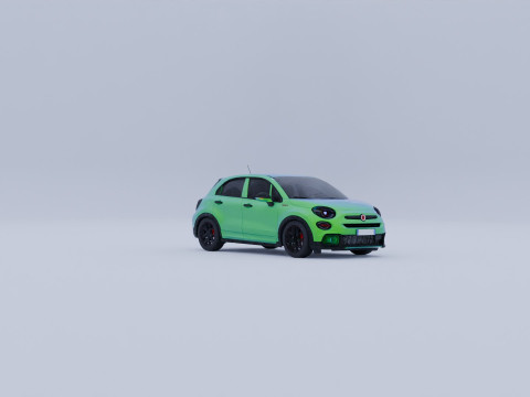 Fiat 500x Sport del 2020 3D Model
