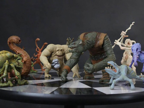 Holo Chess 3D Figuries Ready To Print 3D Print Model