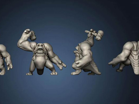 Holo Chess 3D Figuries Ready To Print 3D 打印模型