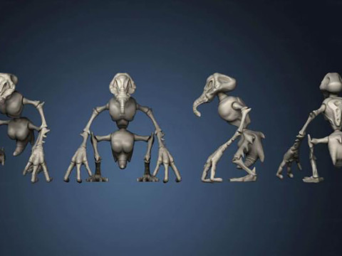 Holo Chess 3D Figuries Ready To Print 3D 打印模型