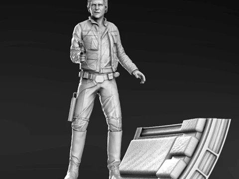 Han Solo 3D Print Model