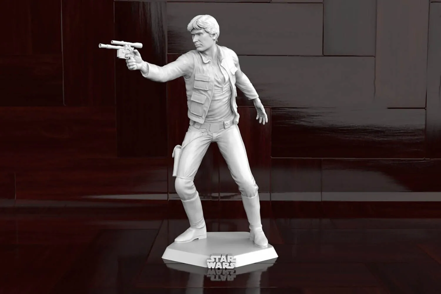 Han Solo Figure 3D Print Model .c4d .max .obj .3ds .fbx .stl .blend