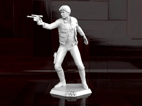 Han Solo Figure 3D Print Model