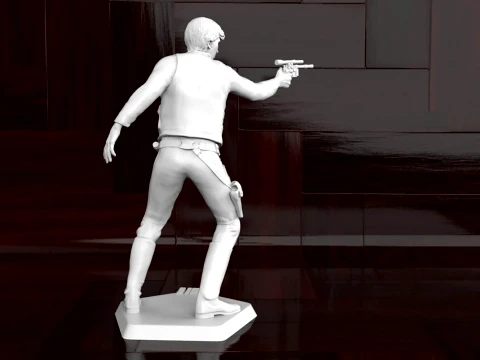 Han Solo Figure 3D Print Model