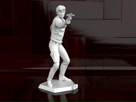 Han Solo Figure 3D Print Model