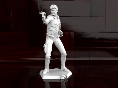 Han Solo Figure 3D Print Model