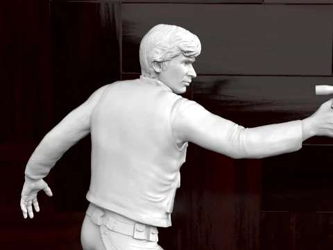 Han Solo Figure 3D Print Model