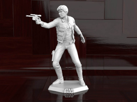Han Solo Tutus 3D Figuries Ready To Print 3D Print Model
