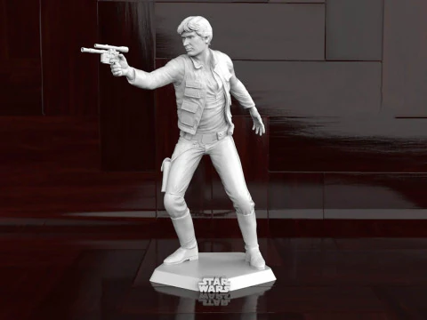 Figuras 3D de Han Solo Tutus prontas para imprimir Modelo de Impressão 3D