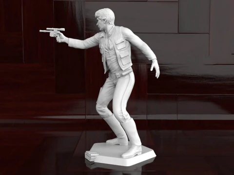 Han Solo Tutus 3D Figuries Ready To Print 3D Print Model