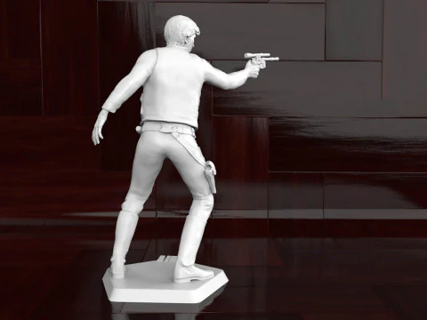 Han Solo Tutus 3D Figuries Ready To Print 3D Print Model