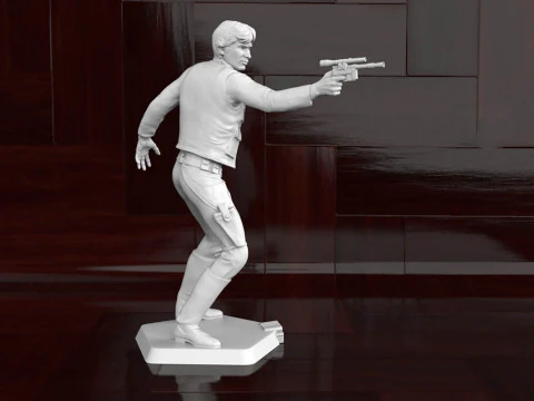 Han Solo Tutus 3D Figuries Ready To Print 3D Print Model