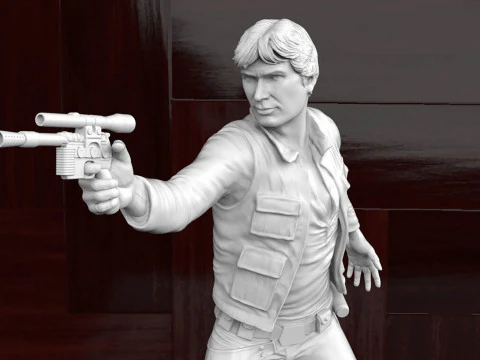 Han Solo Tutus 3D Figuries Ready To Print 3D Print Model