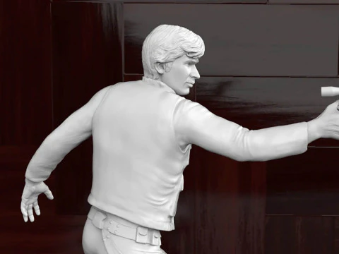 Han Solo Tutus 3D Figuries Ready To Print 3D Print Model