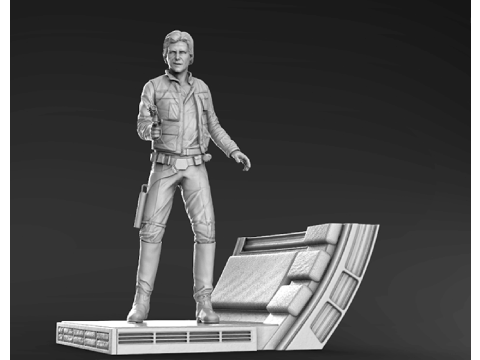Han Solo Ready To Print 3D Принт Модель