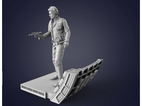 Han Solo Ready To Print Modelo de impresión 3D