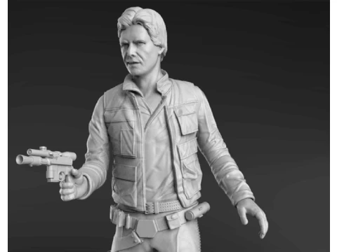 Han Solo Ready To Print 3D Print Model