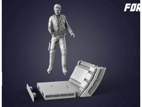 Han Solo Ready To Print Modelo de impresión 3D