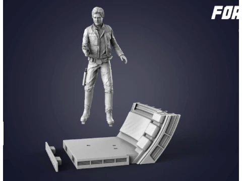 Han Solo Ready To Print 3D Print Model