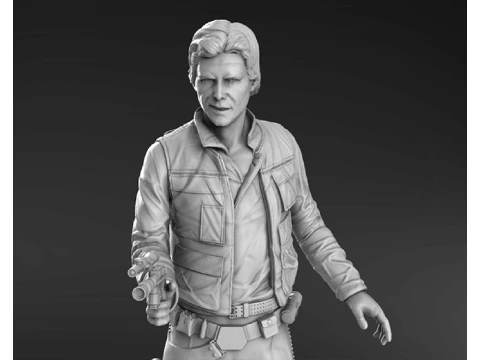 Han Solo Ready To Print 3D Print Model
