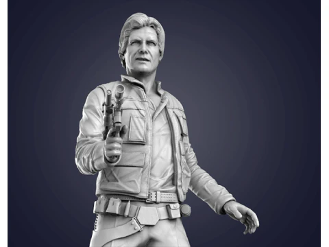 Han Solo Ready To Print 3D Print Model