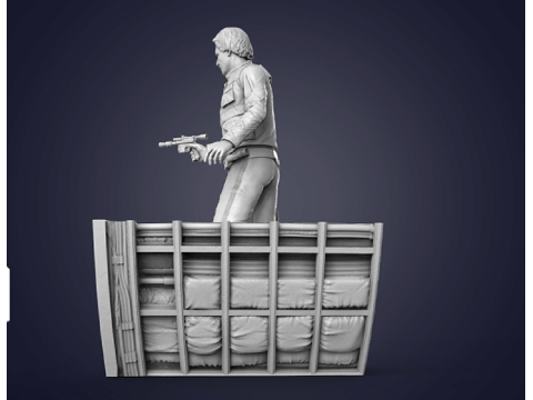 Han Solo Ready To Print Modelo de impresión 3D