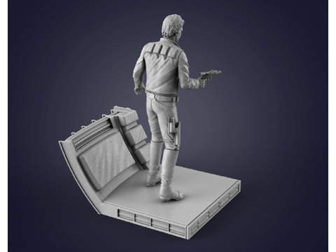 Han Solo Ready To Print Modelo de impresión 3D