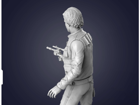 Han Solo Ready To Print Modelo de impresión 3D