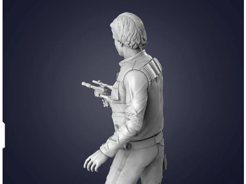 Han Solo Ready To Print 3D Print Model