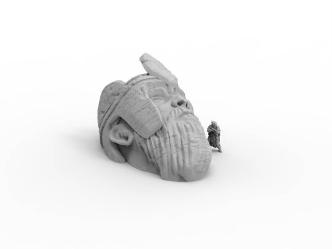 Ancient Runs Heads Ready To Print 3D Print Model