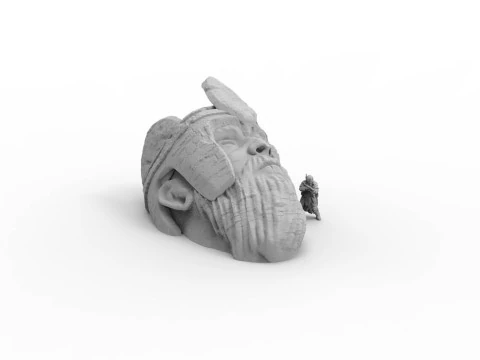 Ancient Runs Heads Ready To Print 3D Print Model