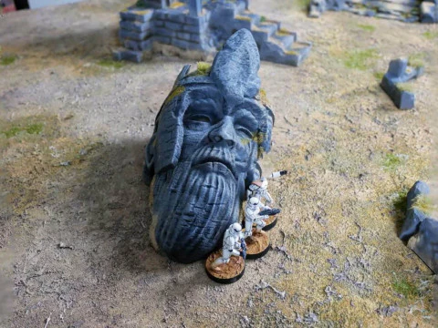 Ancient Runs Heads Ready To Print 3D Print Model