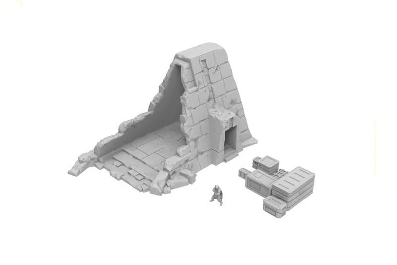 Ancient Runs Store House Ready To Print 3D Print Model .c4d .max .obj .3ds .fbx .stl .blend 