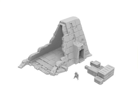 Ancient Runs Store House Ready To Print 3D Print Model