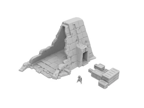 Ancient Runs Store House Ready To Print 3D Print Model