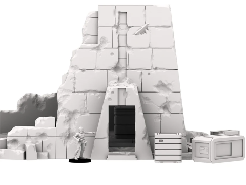 Ancient Runs Store House Ready To Print 3D Print Model
