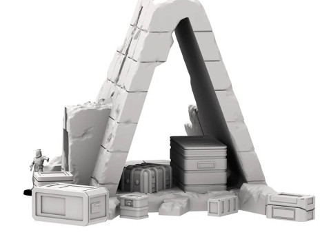 Ancient Runs Store House Ready To Print 3D Print Model