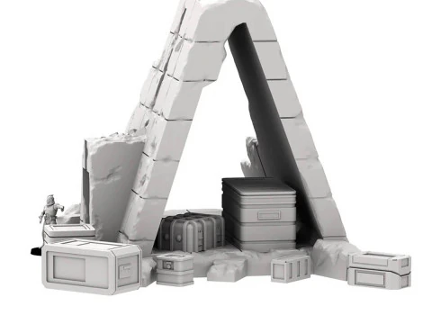 Ancient Runs Store House Ready To Print 3D Print Model