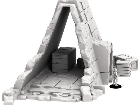 Ancient Runs Store House Ready To Print 3D Print Model
